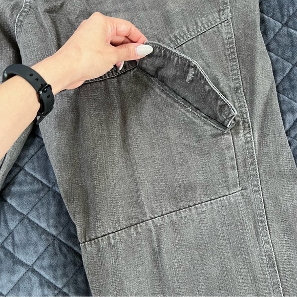 Ecko Jeans Men 42 x 33 Straight Fit Gray Y2K Cargo Pockets CLO - Picture 5 of 10